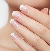 French manicure.