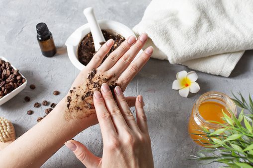 exfoliation, scrub, mechanical exfoliation