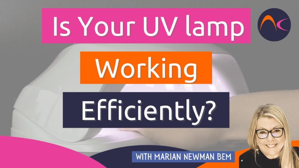 UV nail lamp working efficiently