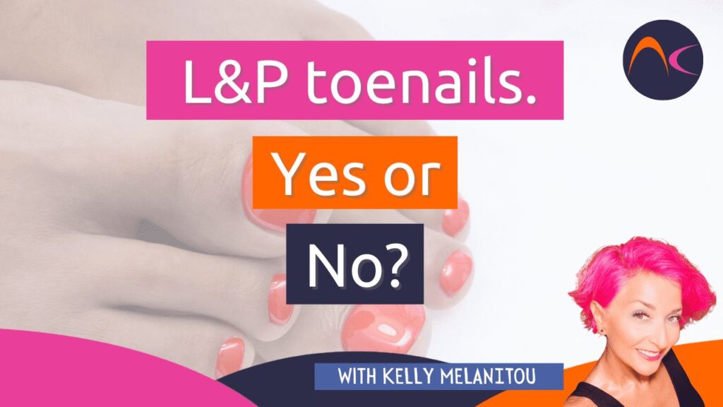 Acrylic toenails