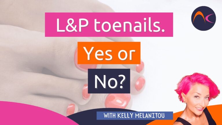 Acrylic toenails