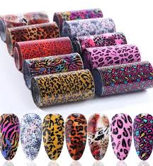 Animal print foils