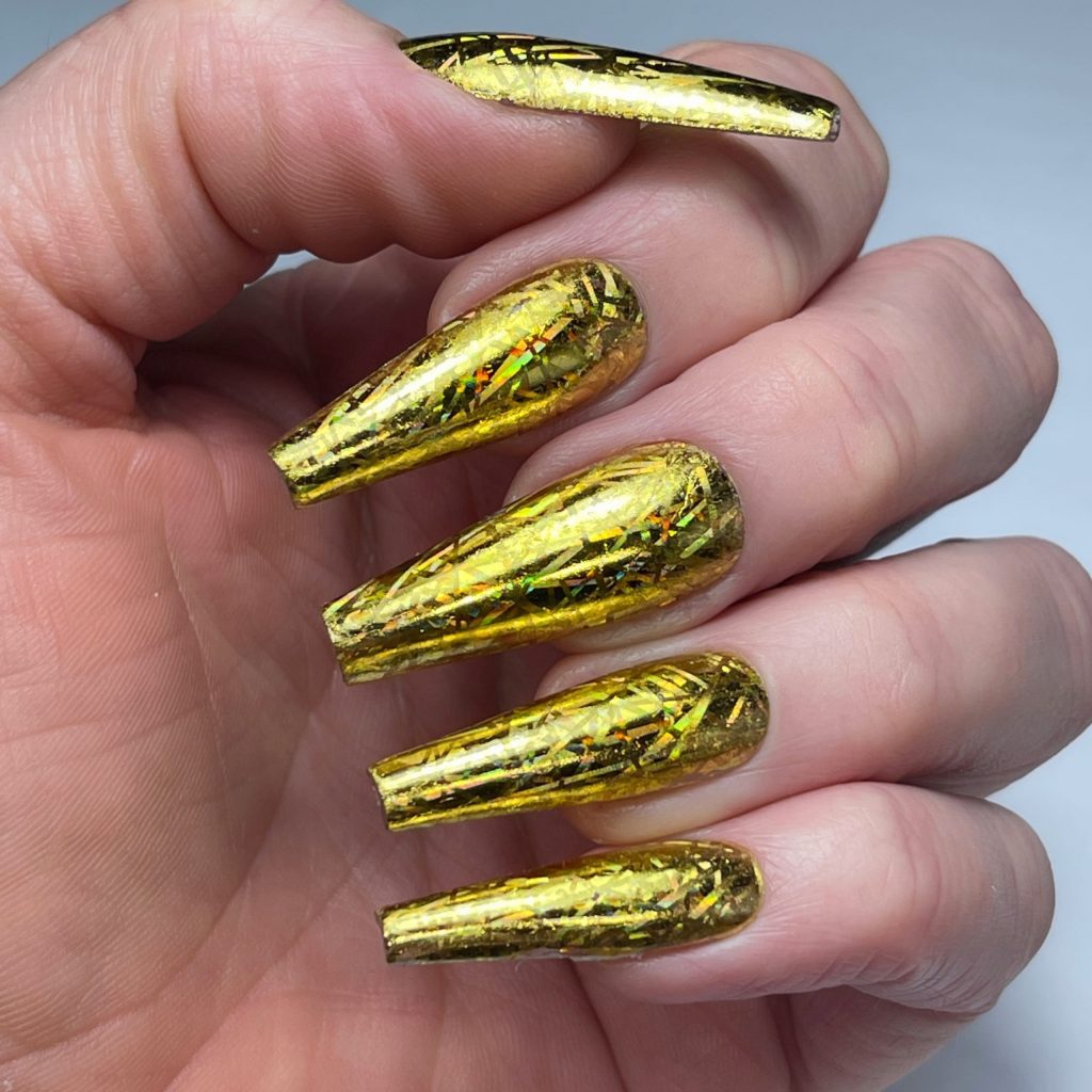 Full coverage foil placement