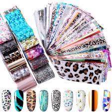 Various transfer nail foils