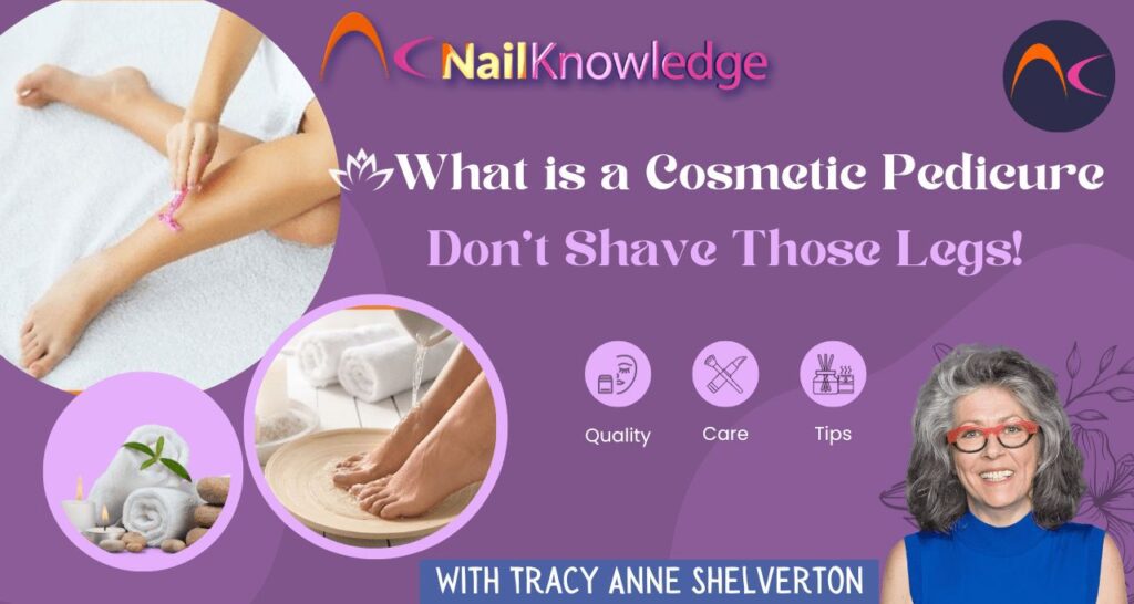 Cosmetic Pedicure- don't shave legs