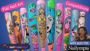 Flat nail art competitions