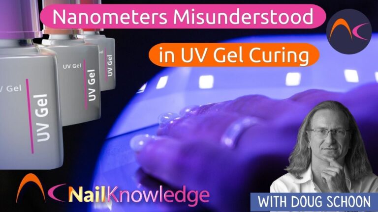 Nanometers in uv gel curing