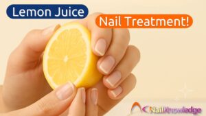 Lemon Juice Nail Treatment