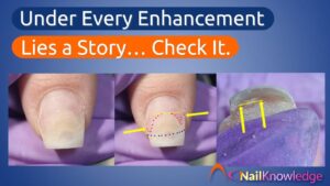 redoing or rebalancing artificial nail enhancements