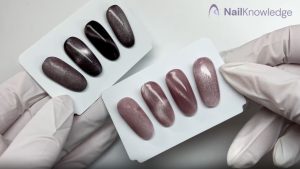 Glass Cat Eye Nails