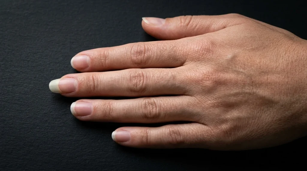 middle finger fingernail grows faster than any other nail on your hand